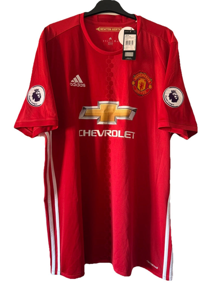 Manchester United Home Football Shirt 2016/17 POGBA Adults X-Large Adidas BNWT