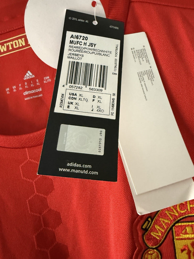 Manchester United Home Football Shirt 2016/17 POGBA Adults X-Large Adidas BNWT