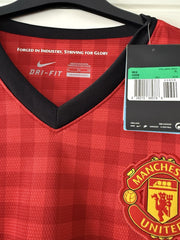 Manchester United Home Football Shirt 2012/13 Adults XL Nike Aon BNWT