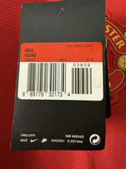 Manchester United Home Football Shirt 2011/12 Adults Large Nike Aon BNWT